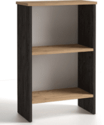 Boekenkast Caesar 2 vakken - Antraciet en bruin - Afbeelding 3
