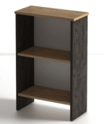 Boekenkast Caesar 2 vakken - Antraciet en bruin - Afbeelding 4