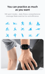 Smartwatch - heren en dames - Alexa - 1.8" - Roze - Afbeelding 4