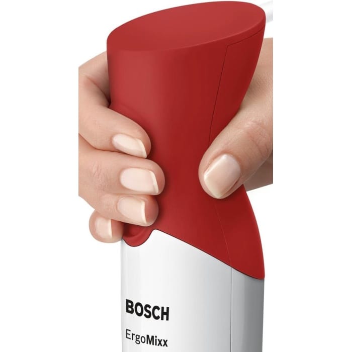 Bosch MSM64110 ErgoMixx - Staafmixer - 450W - Rood/Wit - Afbeelding 2