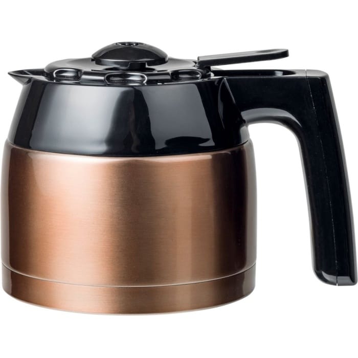 Bestron Koffiezetapparaat voor filterkoffie, Filterkoffiemachine met thermoskan voor 8 kopjes, 900W, kleur: koper - Afbeelding 7