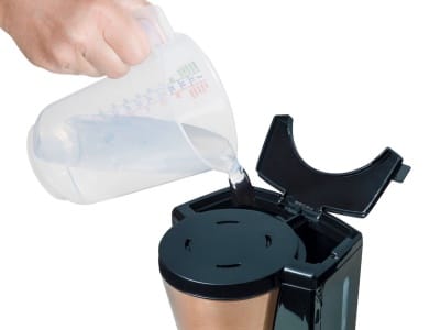 Bestron Koffiezetapparaat voor filterkoffie, Filterkoffiemachine met thermoskan voor 8 kopjes, 900W, kleur: koper - Afbeelding 10