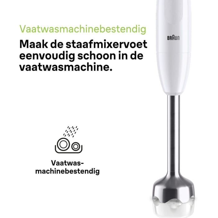 Braun MultiQuick 1 MQ10.201M WH - Staafmixer - Wit - Afbeelding 3