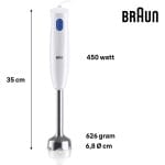 Braun MultiQuick 1 MQ10.201M WH - Staafmixer - Wit - Afbeelding 5