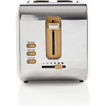 Nedis Broodrooster – 2 Brede Sleuven – 6 Standen – Soft-Touch – Wit