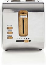 Nedis Broodrooster – 2 Brede Sleuven – 6 Standen – Soft-Touch – Wit