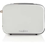 Nedis Broodrooster – 2 Brede Sleuven – 6 Standen – Soft-Touch – Wit - Afbeelding 4