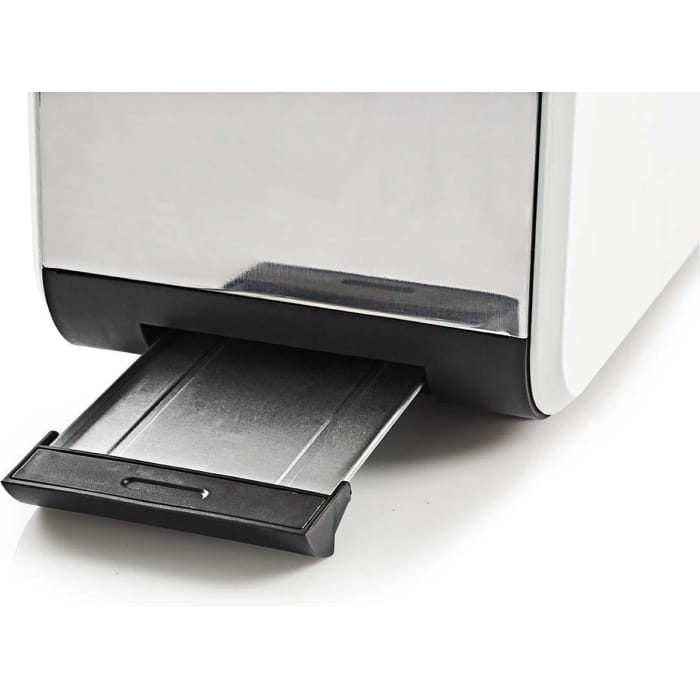 Nedis Broodrooster – 2 Brede Sleuven – 6 Standen – Soft-Touch – Wit - Afbeelding 5