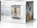 Nedis Broodrooster – 2 Brede Sleuven – 6 Standen – Soft-Touch – Wit - Afbeelding 6