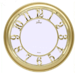 Wandklok Railway Goud Opliggend 46 cm